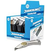 Silverline 427555 - Caja expositora con 12 cúters (12 pzas)